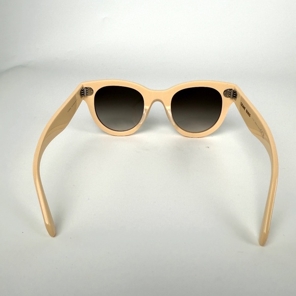 CELINE CL4003 Light Beige Acetate Classic Sunglasses